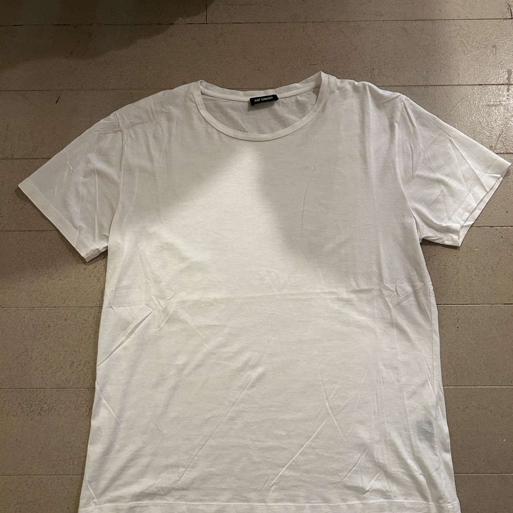 Raf Simons SS16 ‘Isolated Heroes’ White T-Shirt Size L
